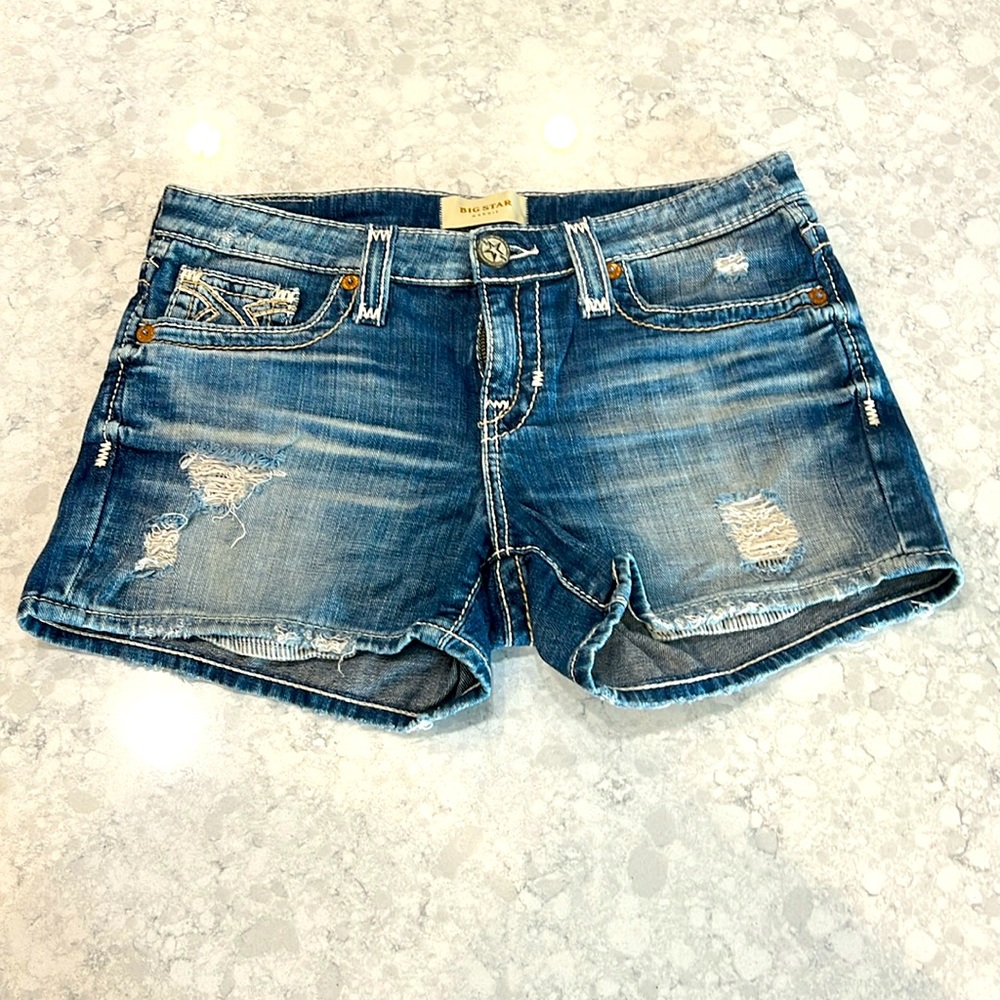 Big Star Vintage Shortie Shorts. Waist 27